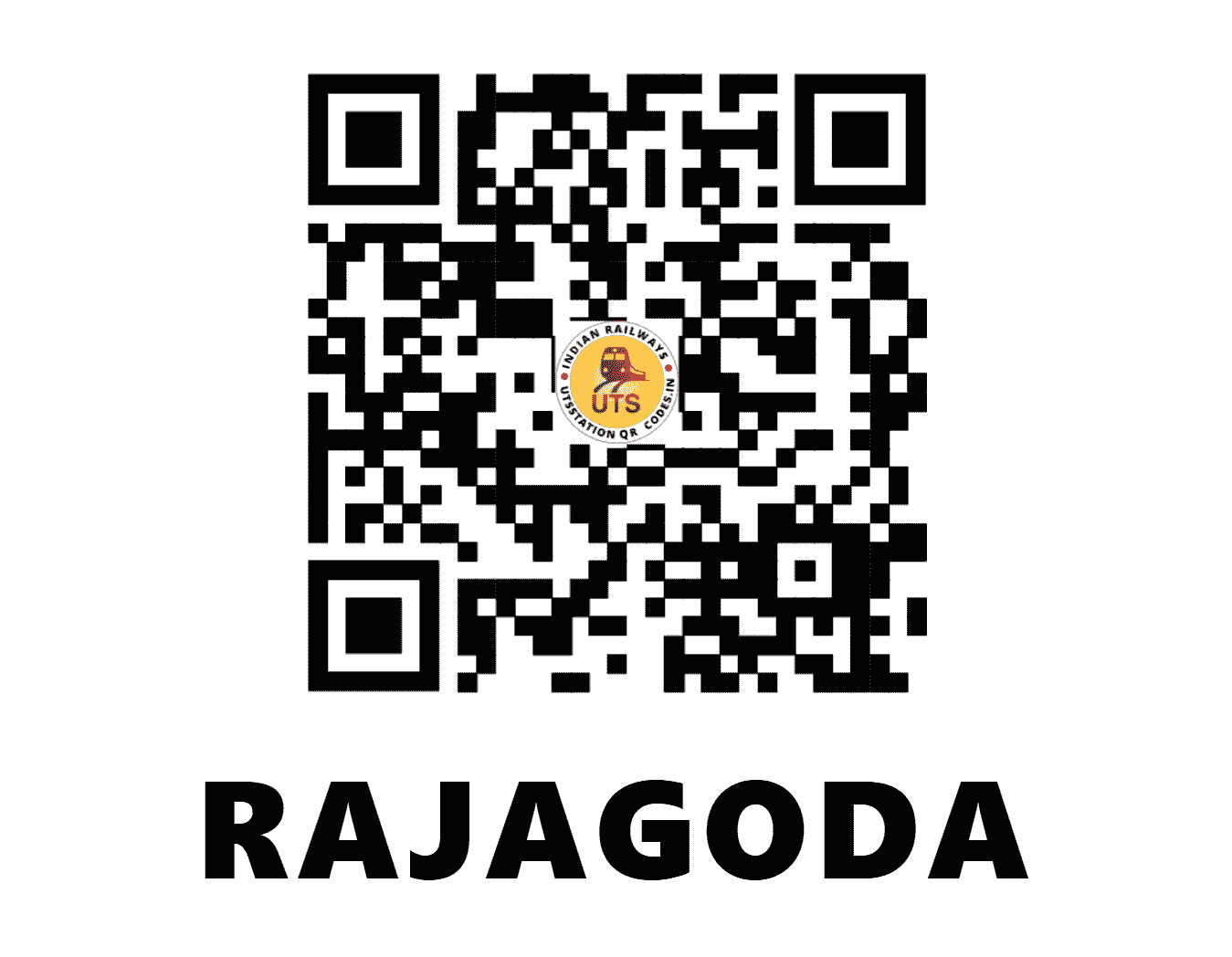 UTS QR Code for RAJAGODA - RGA - SE (WEST BENGAL)